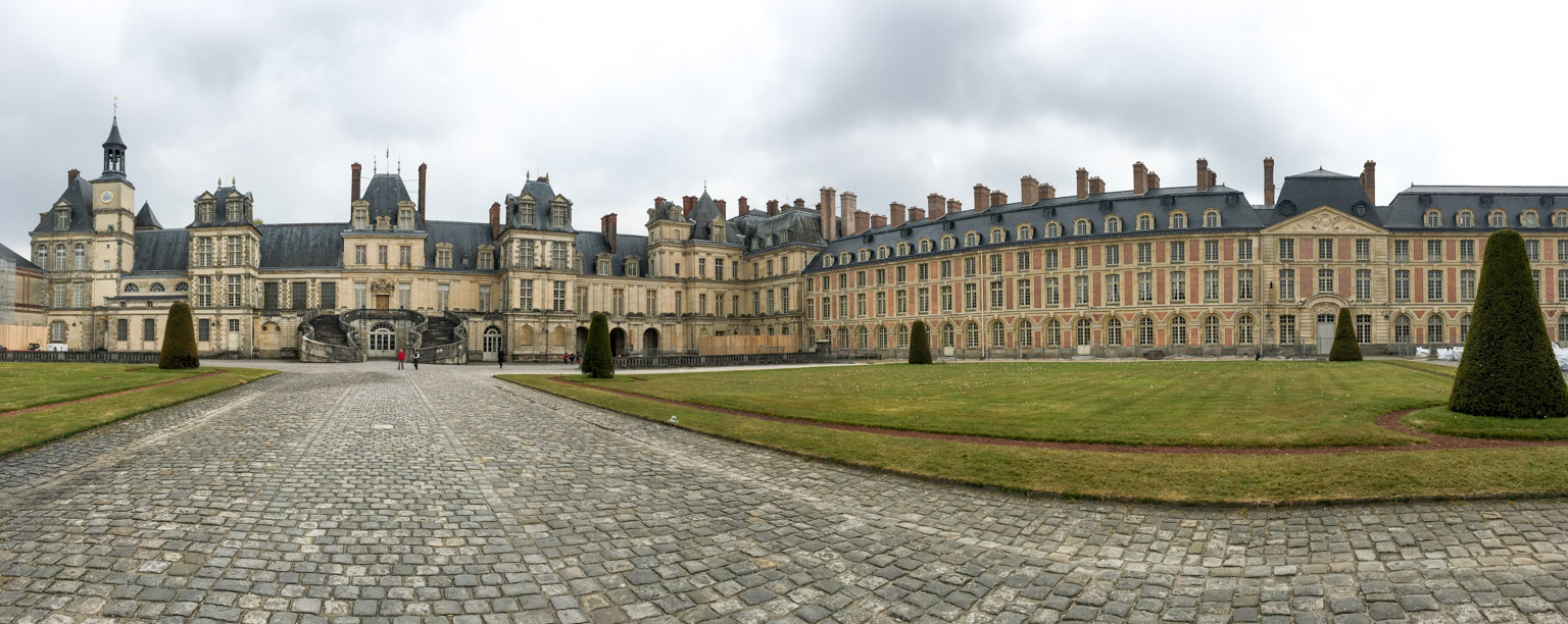 Courtyard of the Palace of Fontainebleau
