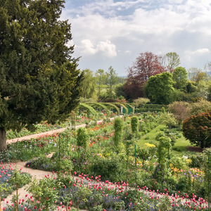 View of Monet's garden from his house