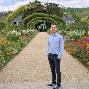 Me in Monet's garden