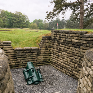 Mortar in the trenches at Vimy Ridge
