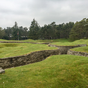 German network of trenches at Vimy Ridge