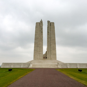 Monument at Canadian National Vimy Memorial