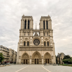 Notre Dame before the crowds