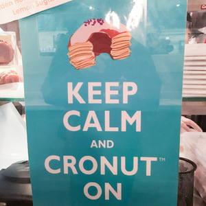 Cronut sign