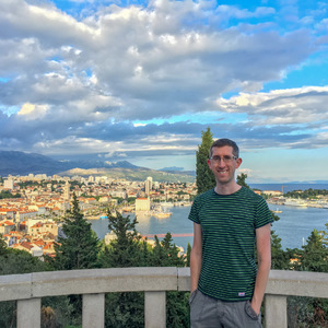 Lookout over the historical town of Split