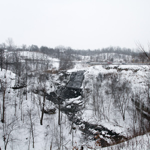 Albion Falls in winter