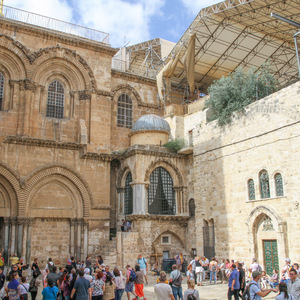 Courtyard of the Church of the Holy Sepulchre
