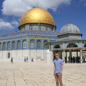 Me at the Dome of the Rock