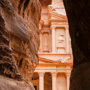 View of the Treasury from the Siq