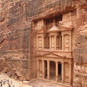 Elevated view of the Treasury