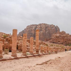 Colonnaded Street in Petra