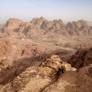 View of Petra Archeological Park