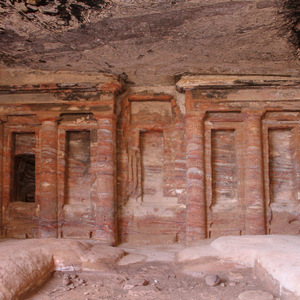 Inside a tomb