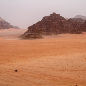 Caravan in Wadi Rum