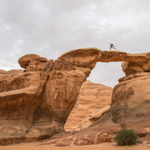 Um Frouth Rock Bridge in Wadi Rum