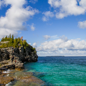 Aquamarine waters of the Grotto