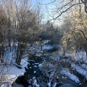 Clair Creek in winter