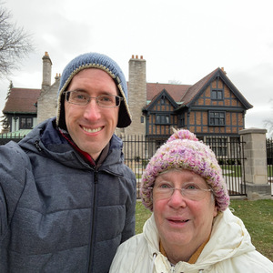 Mom and I at Willistead Manor