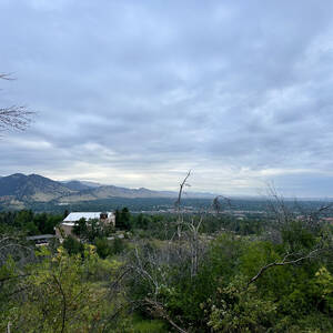 View of Boulder and the Foothills