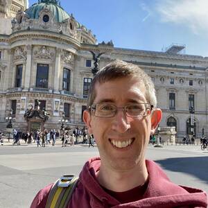 Outside the Palais Garnier