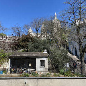 View from our apartment in Montmartre