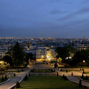 View from Sacré-Cœur at night