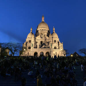 Sacré-Cœur at night