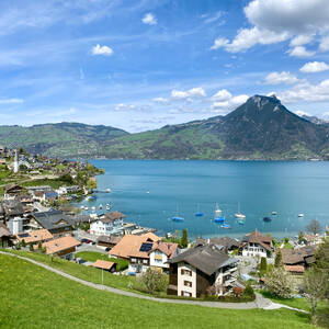 View from the train to Interlaken