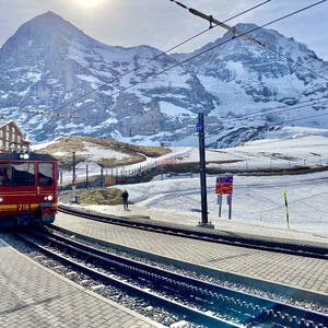 Train up to Jungfraujoch