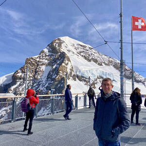 At the top of Jungfrau
