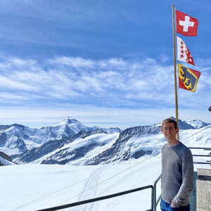 Me at the Mönchsjochhütte