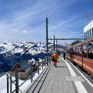 The train from Jungfrau