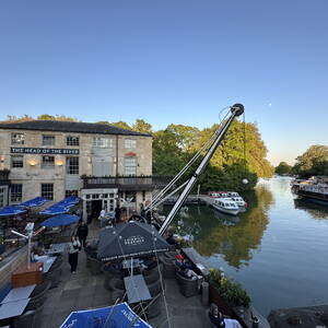 The Head of the River along the Thames (Isis) in Oxford