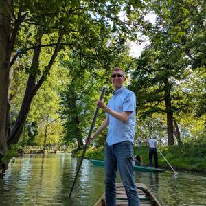 Punting on the River Cherwell (1)
