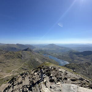 View from the summit of Snowdon