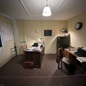 Reconstruction of Alan Turing's office in Bletchley Park