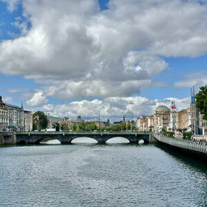 Along the Iffley River in Dublin