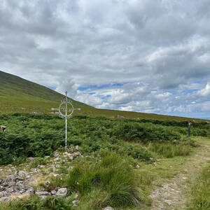 Marker of the Kerry Camino