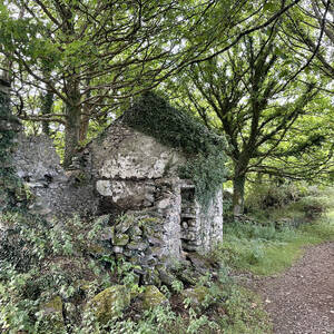Ruins of a stone house near Camp
