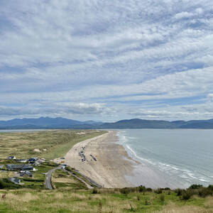 Looking out over Inch Beach