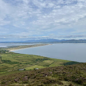 View of Inch Beach from atop Meelin Hill