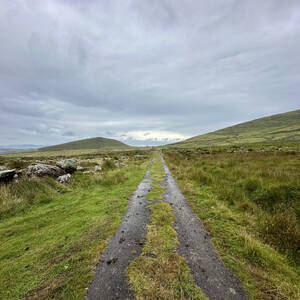Green Road in the Connor Pass leading to Dingle