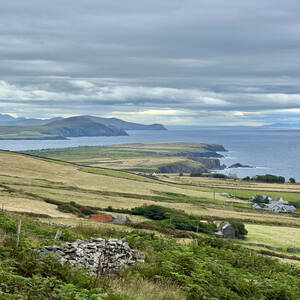 Looking back along the Dingle peninsula